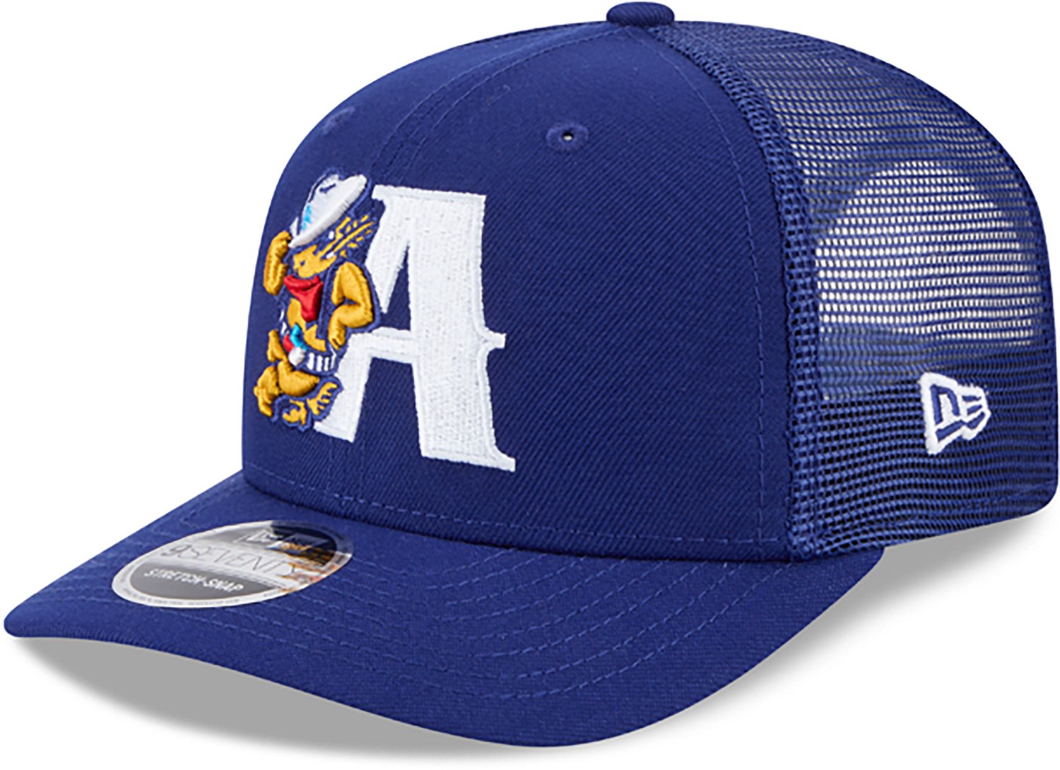 New Era Men's Amarillo Sod Poodles Evergreen Basic Mesh Back 9SEVENTY Cap - view number 3