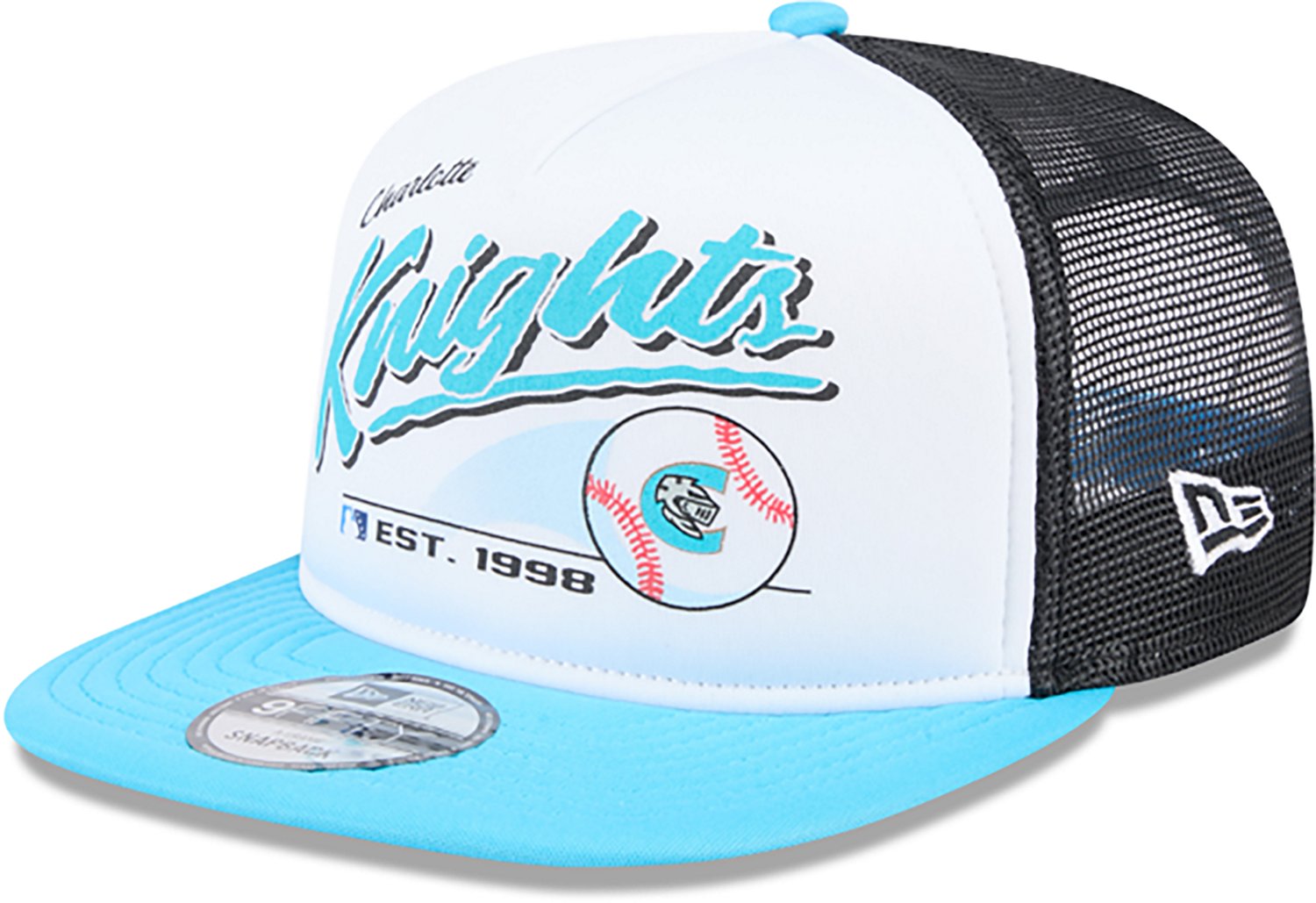 New Era Men's Charlotte Knights Retro Script 9FIFTY Cap  - view number 4