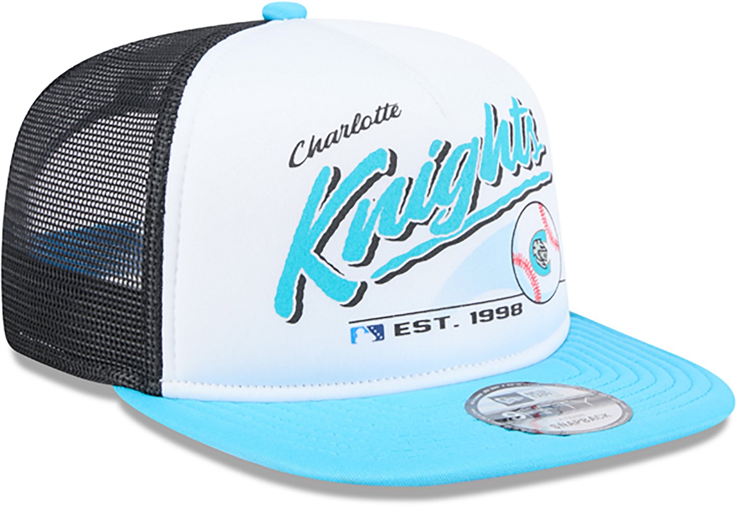 New Era Men's Charlotte Knights Retro Script 9FIFTY Cap