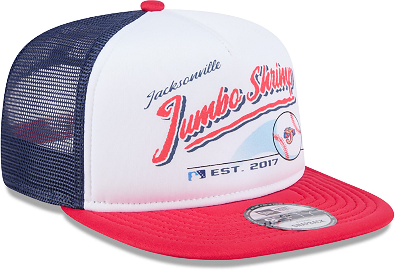 New Era Men's Jacksonville Jumbo Shrimp Retro Script 9FIFTY Cap  - view number 4