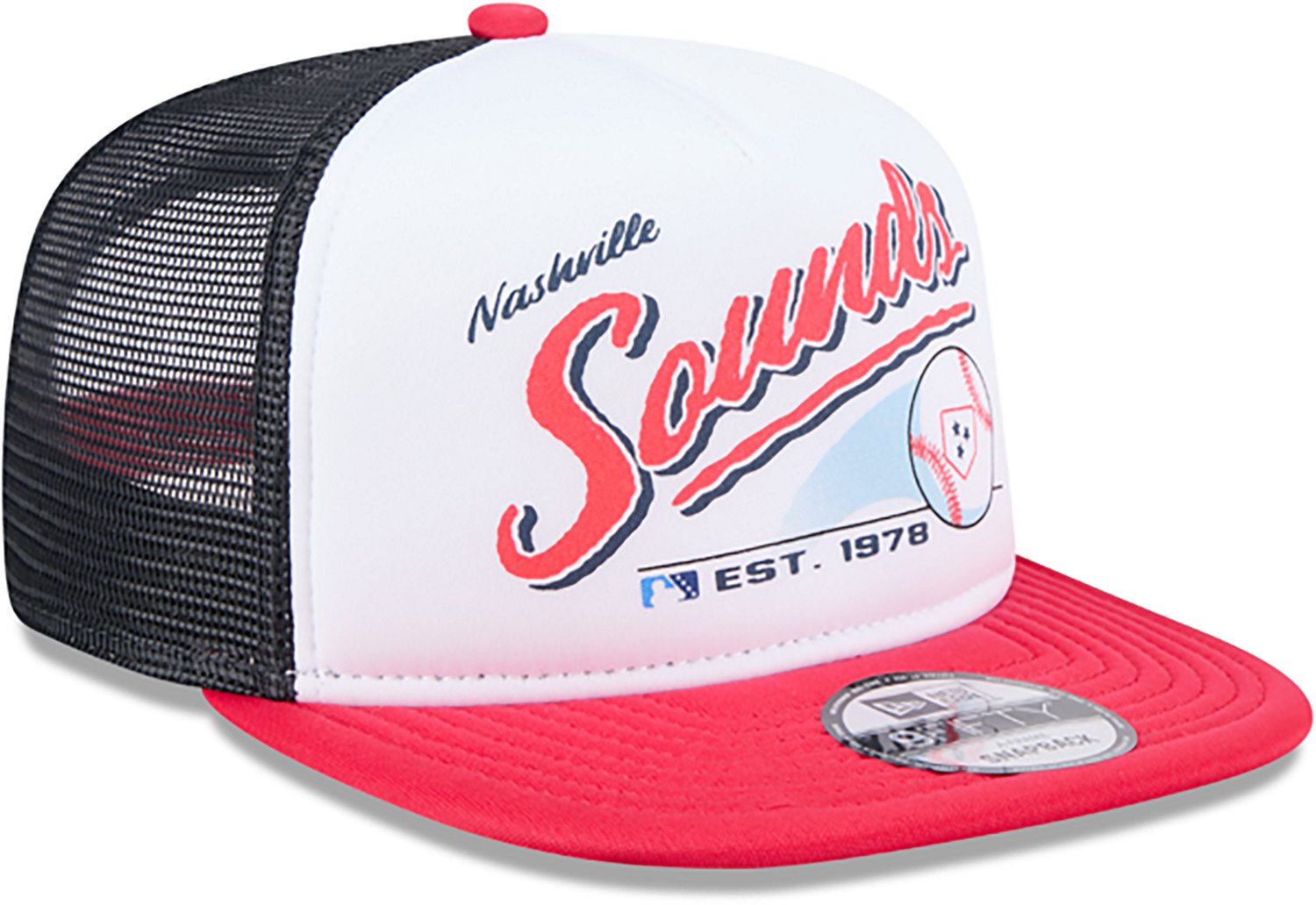New Era Men's Nashville Sounds Retro Script 9FIFTY Cap  - view number 4