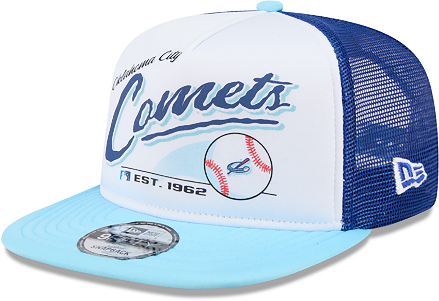 New Era Men's Oklahoma City Baseball Club Retro Script 9FIFTY Cap  - view number 3