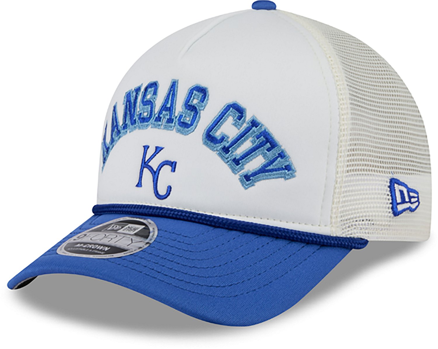 New Era Men's Kansas City Royals Chrome Arch 9FORTY Cap  - view number 3