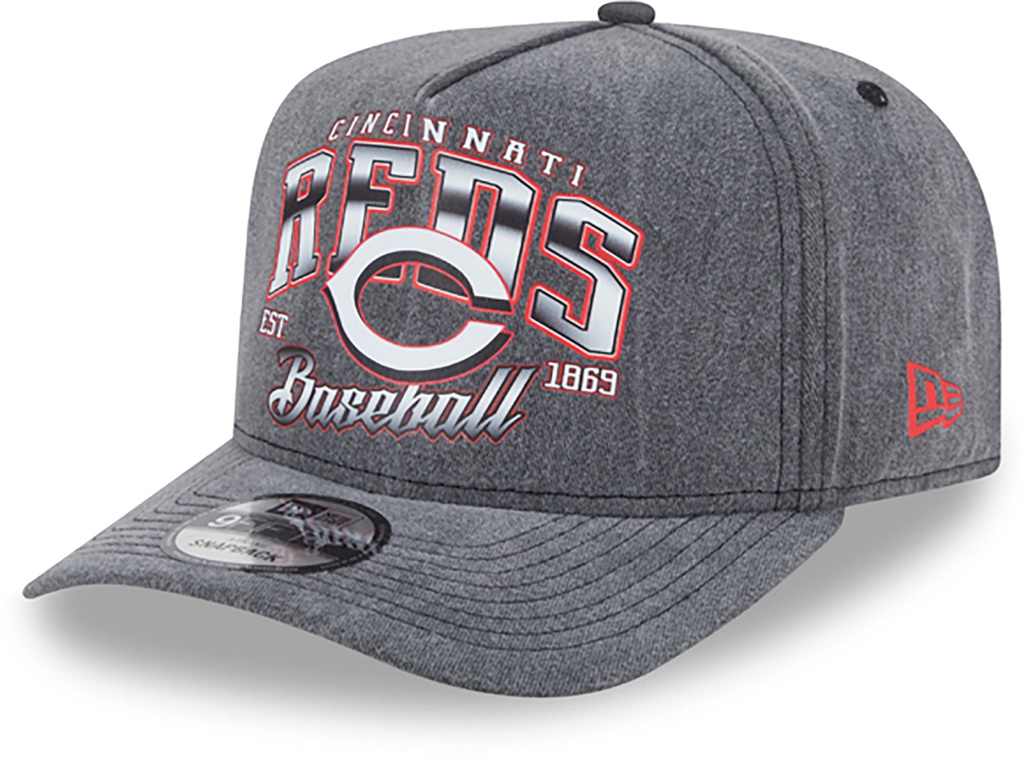 New Era Men's Cincinnati Reds Washed 9FIFTY Cap  - view number 3