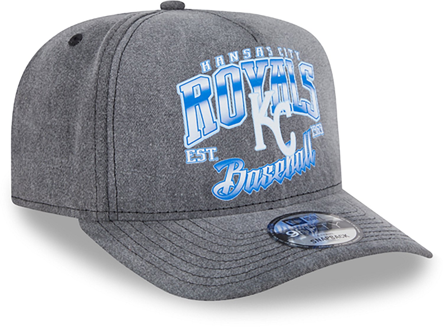 New Era Men's Kansas City Royals Washed 9FIFTY Cap  - view number 4
