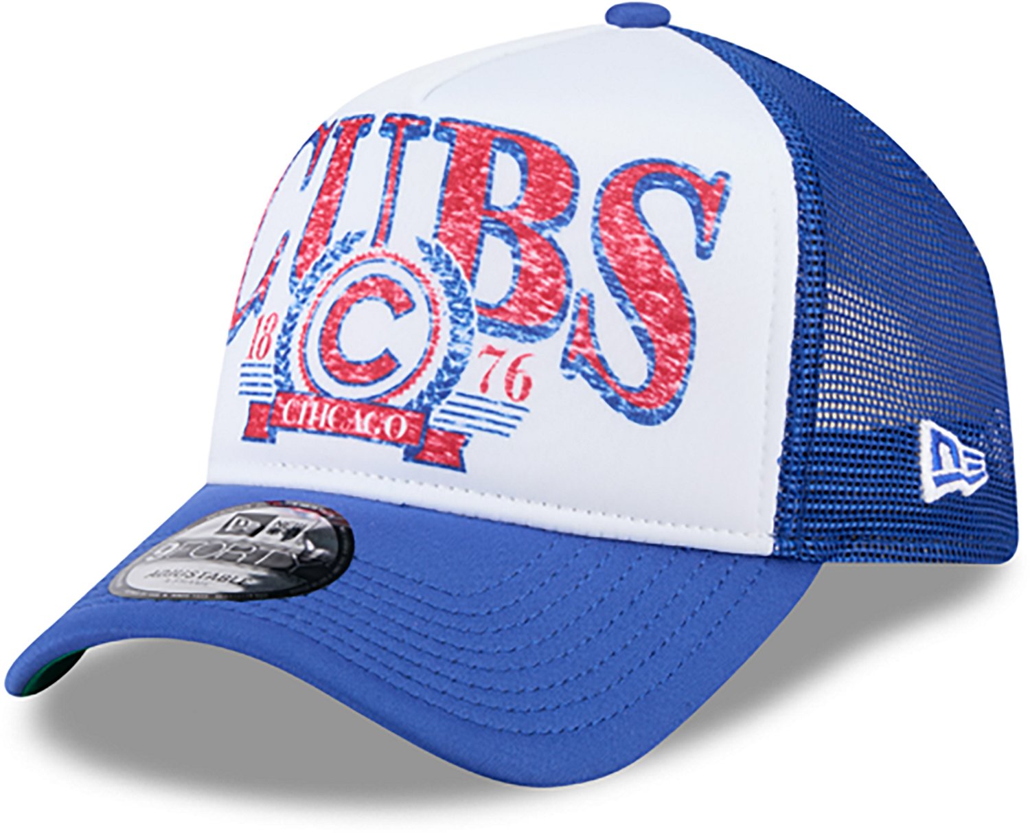 New Era Men's Chicago Cubs Distressed 9FORTY Cap  - view number 3
