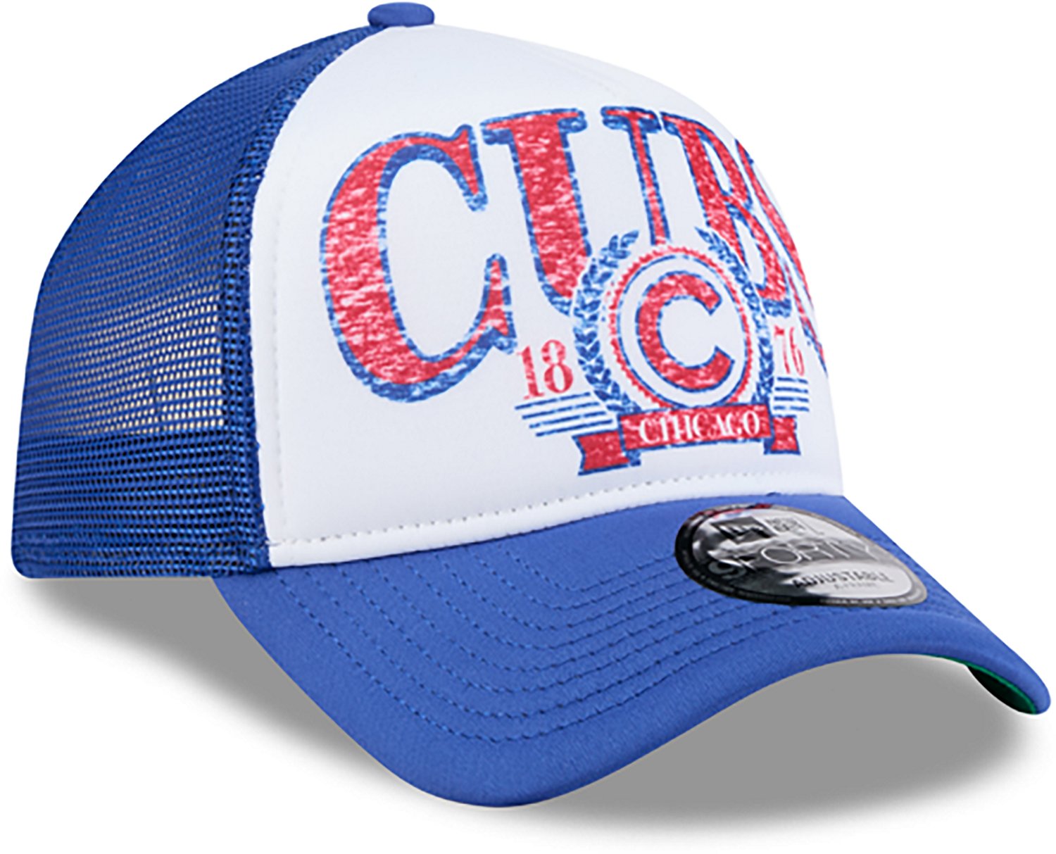 New Era Men's Chicago Cubs Distressed 9FORTY Cap  - view number 4