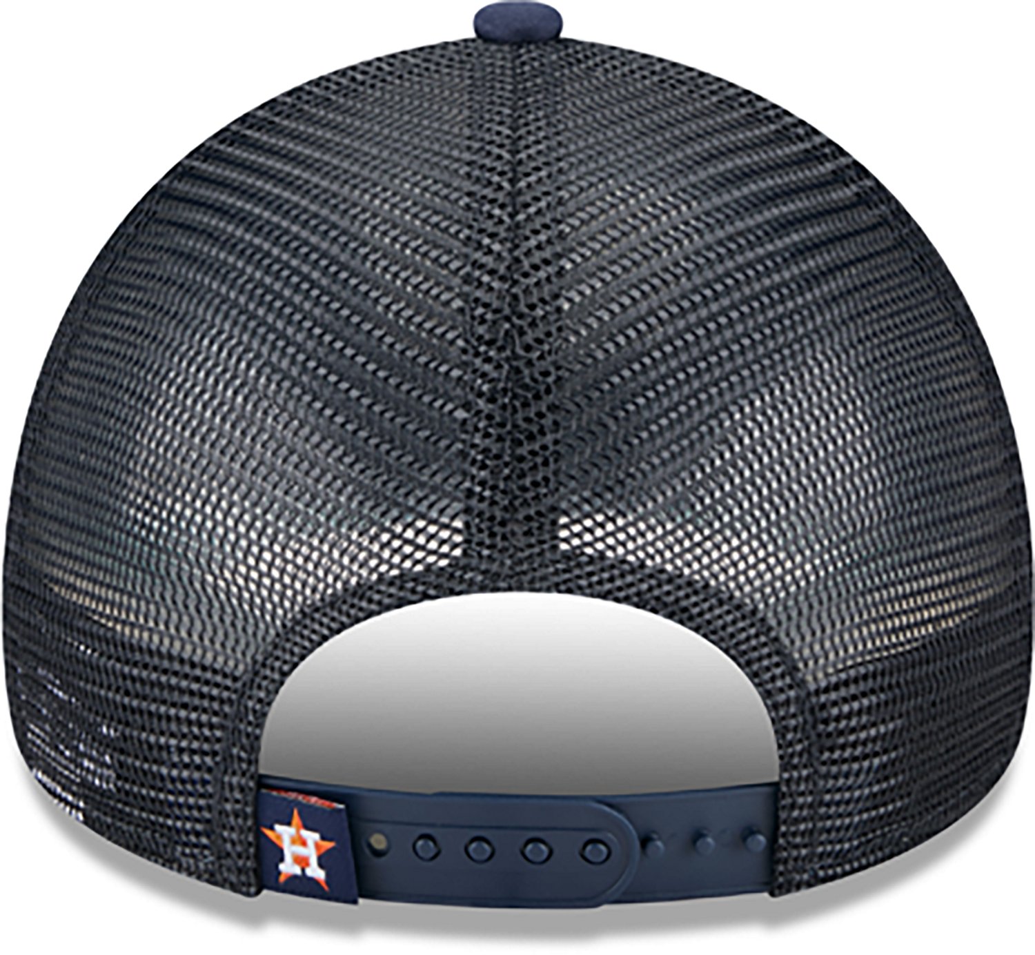 New Era Adults' Houston Astros Distressed 9FORTY A-Frame Trucker Cap - view number 2