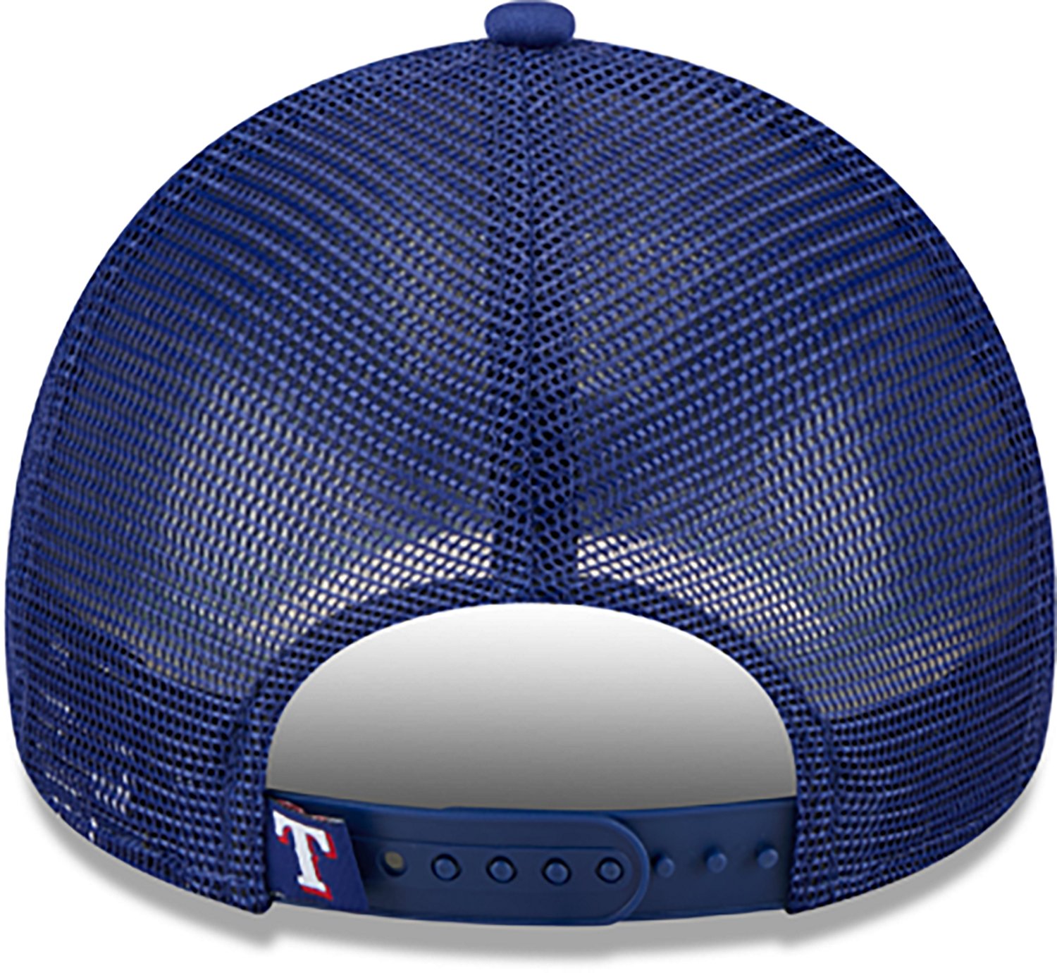 New Era Adults' Texas Rangers Distressed 9FORTY A-Frame Trucker Cap - view number 2