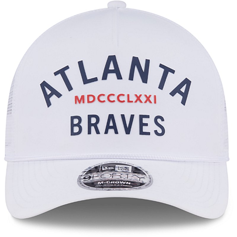 New Era Adults' Braves Minimalist 9FORTY Cap