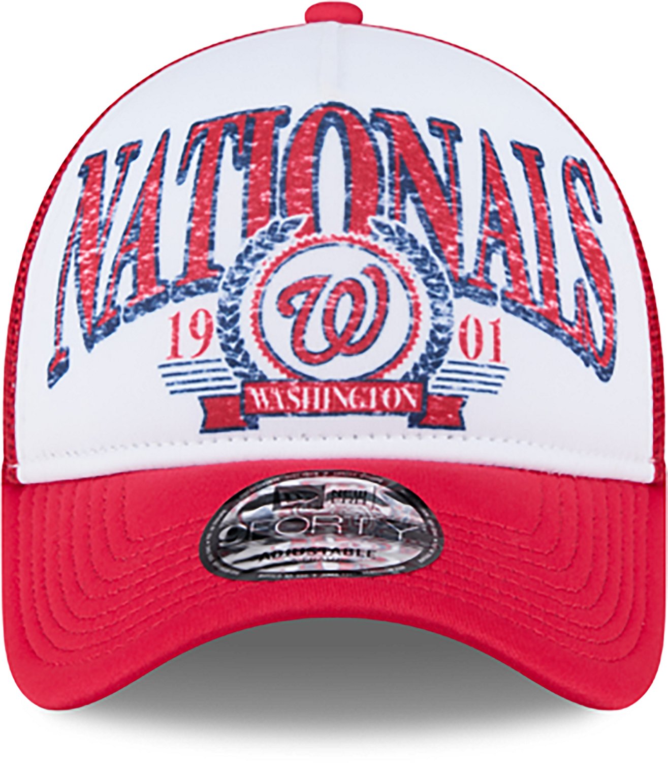 New Era Men's Washington Nationals Distressed 9FORTY Cap  - view number 3