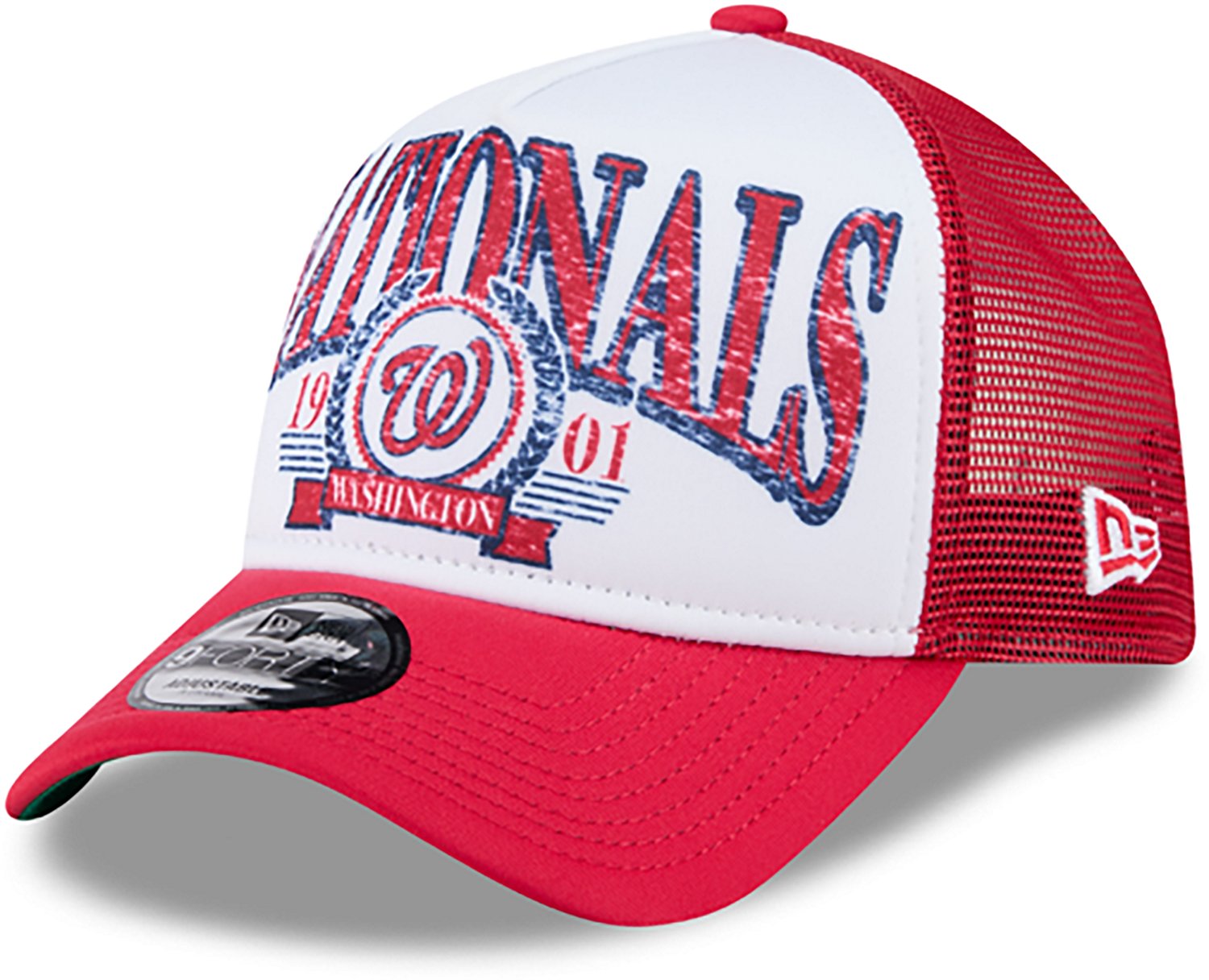 New Era Men's Washington Nationals Distressed 9FORTY Cap  - view number 5
