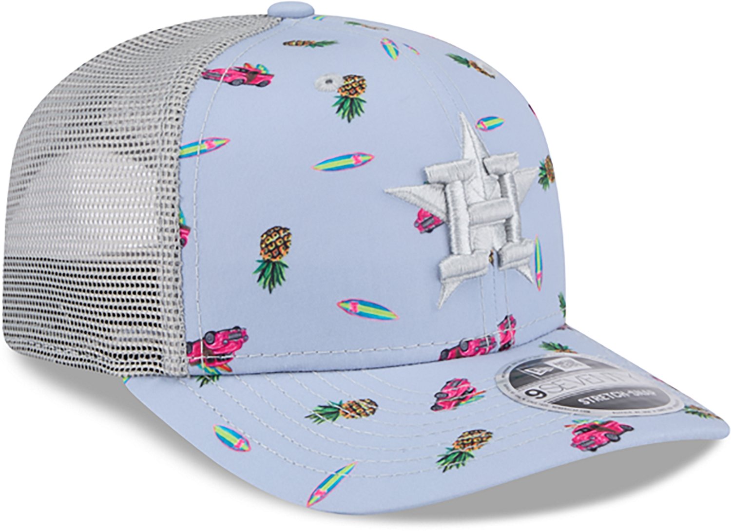 New Era Men's Houston Astros Pineapple Pattern 9SEVENTY Cap