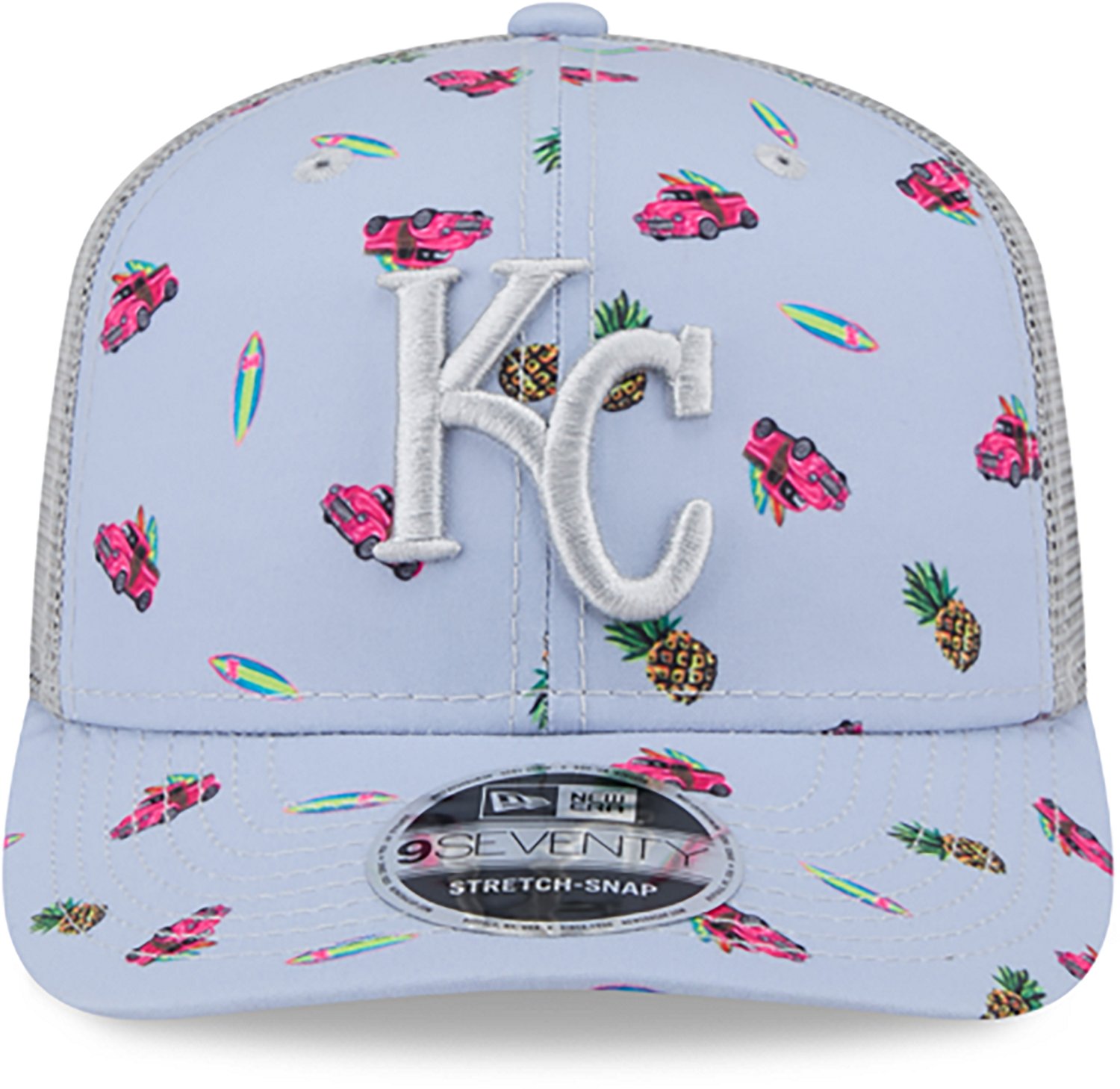 New Era Men's Kansas City Royals Pineapple Pattern 9SEVENTY Cap