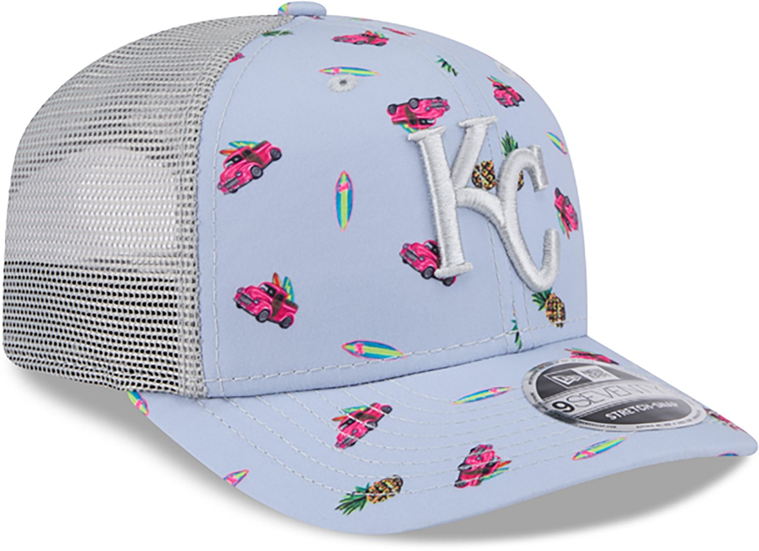 New Era Men's Kansas City Royals Pineapple Pattern 9SEVENTY Cap