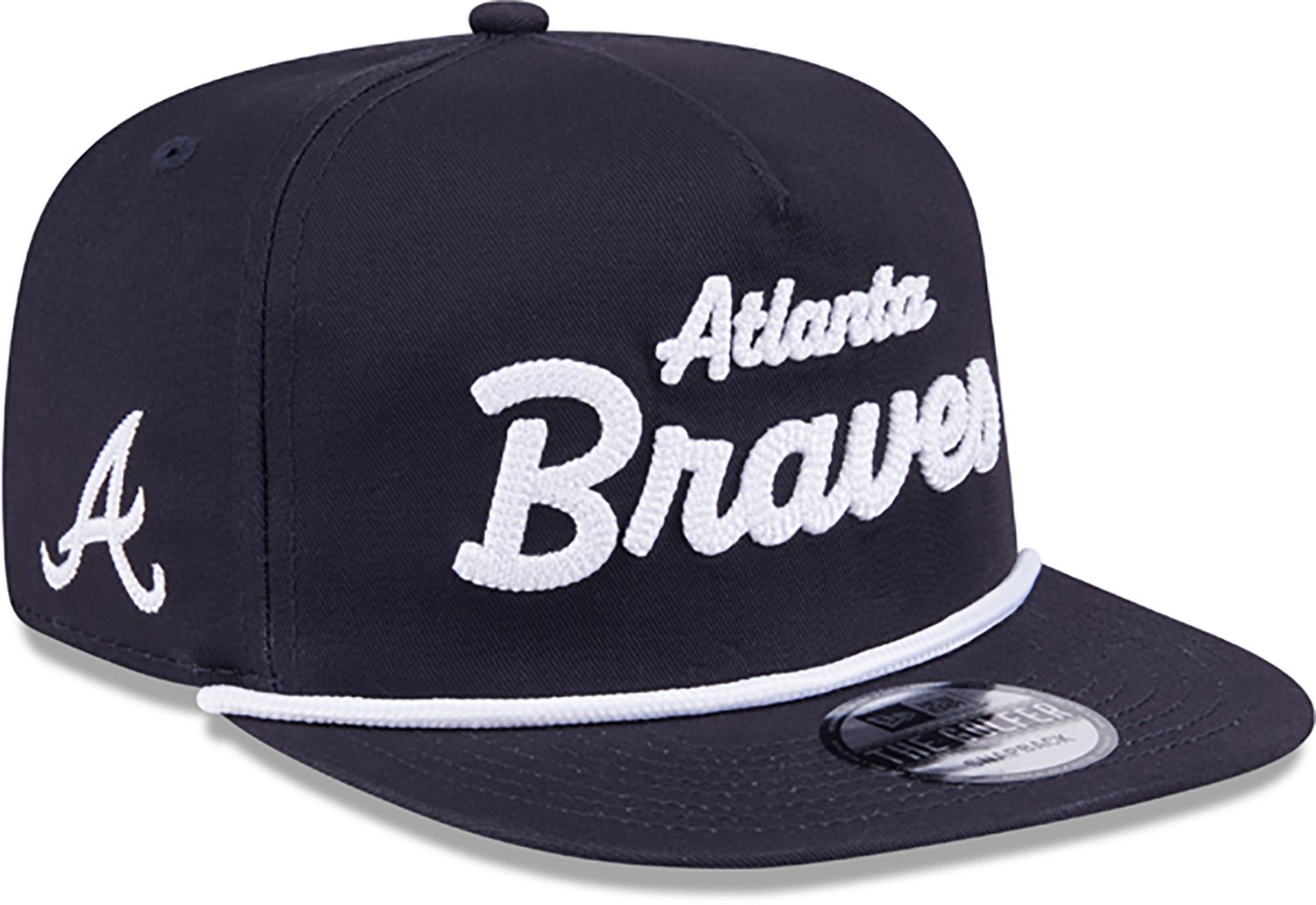 New Era Adults' Atlanta Braves Team Text Golfer Cap - view number 4