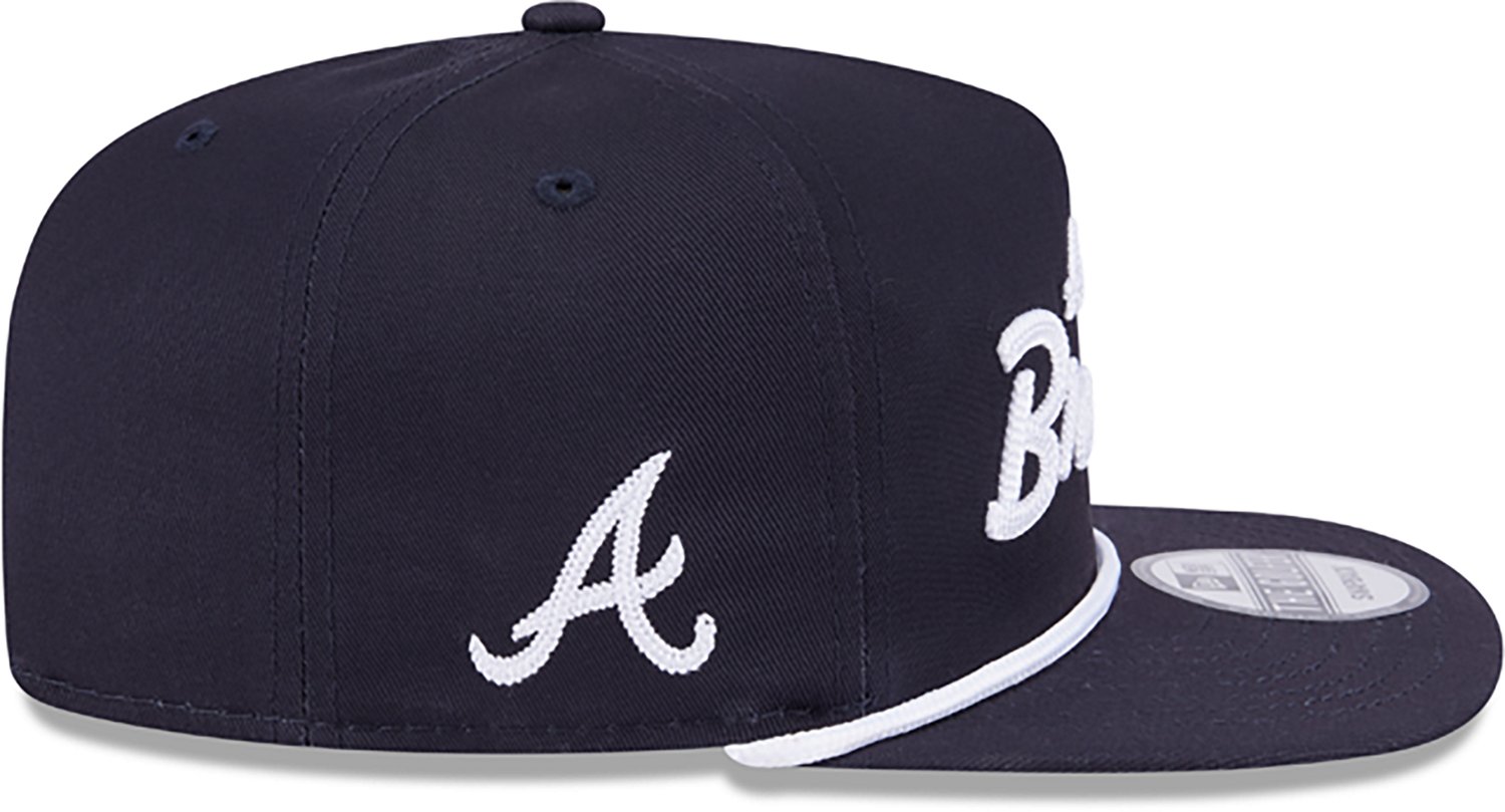 New Era Adults' Atlanta Braves Team Text Golfer Cap - view number 6
