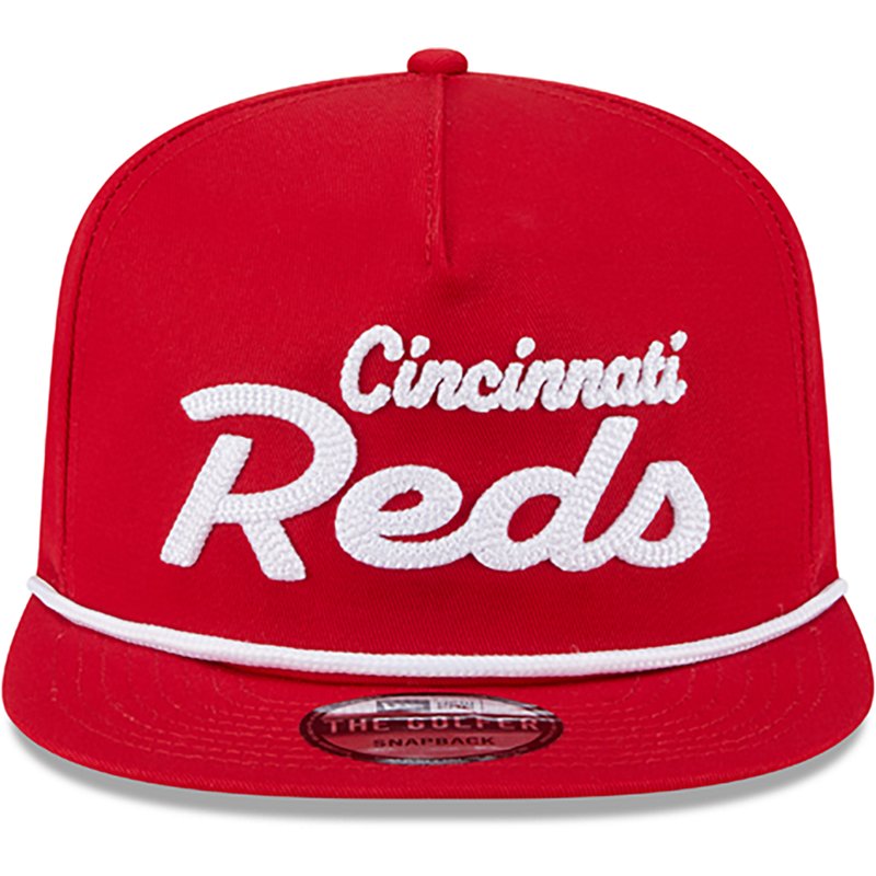 New Era Adults' Cincinnati Reds Team Text Golfer Cap