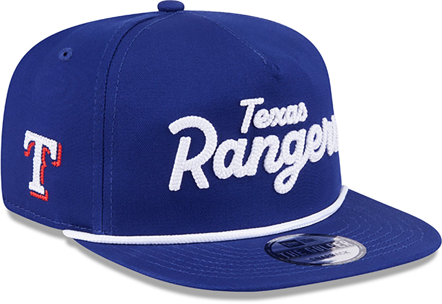 New Era Adults' Texas Rangers Team Text Golfer Cap - view number 4