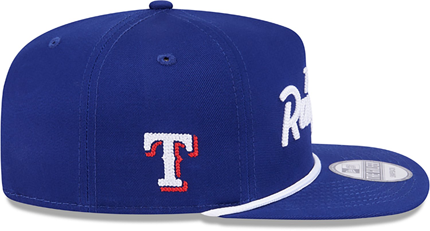 New Era Adults' Texas Rangers Team Text Golfer Cap - view number 6