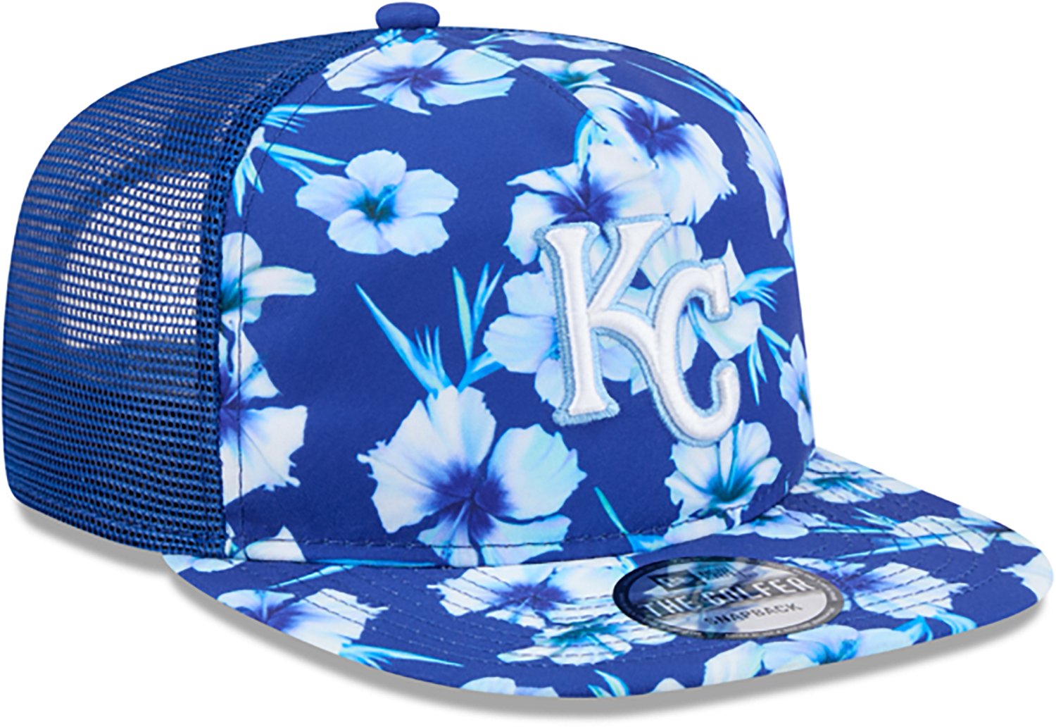 New Era Kansas City Royals Adults' Floral Pattern Golfer Cap - view number 4