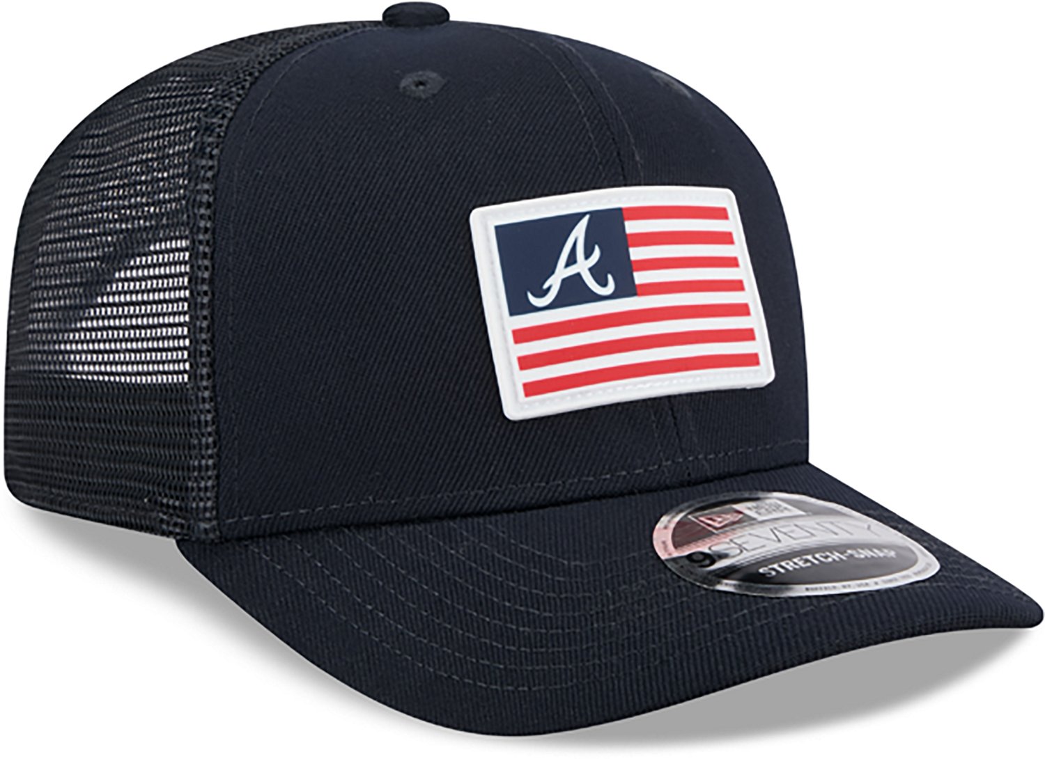 New Era Adults' Braves OTC Patch Flag 9SEVENTY Cap