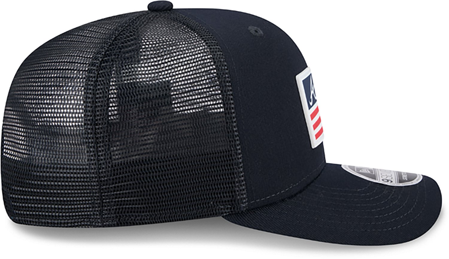 New Era Adults' Braves OTC Patch Flag 9SEVENTY Cap - view number 6