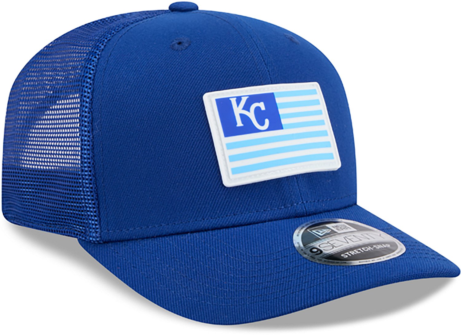 New Era Adults' Royals OTC Patch Flag 9SEVENTY Cap - view number 4