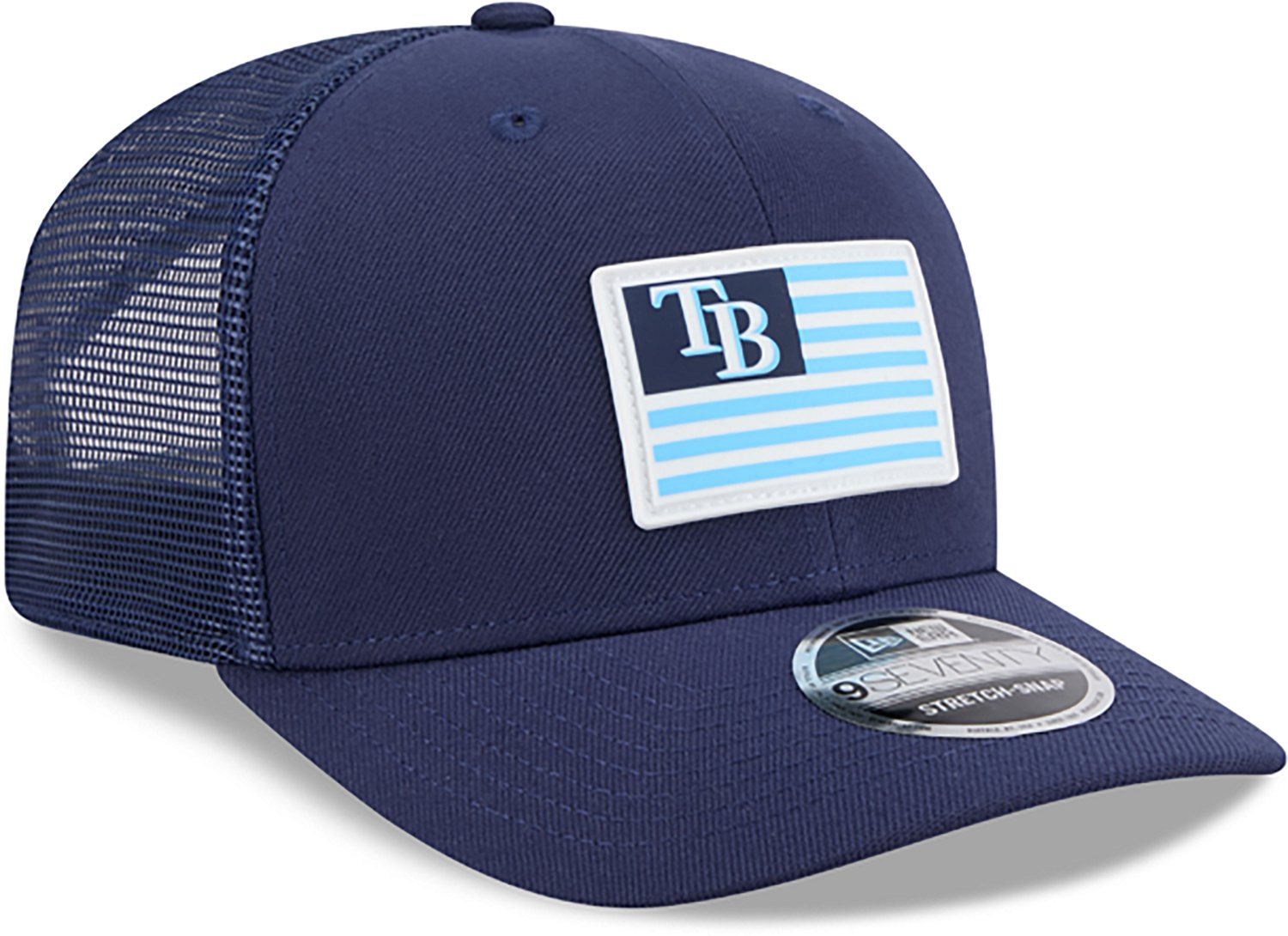 New Era Adults' Rays OTC Patch Flag 9SEVENTY Cap - view number 5