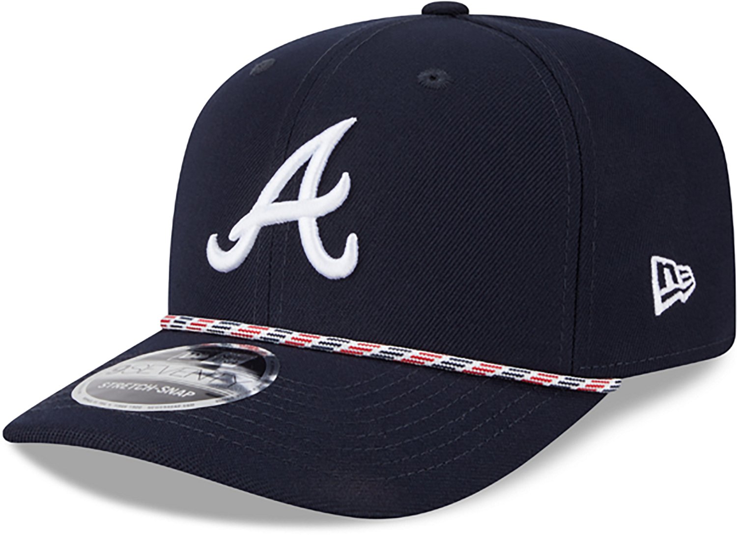 New Era Atlanta Braves Adults' 9SEVENTY Stretch Multi Rope Snap Cap                                                              - view number 3