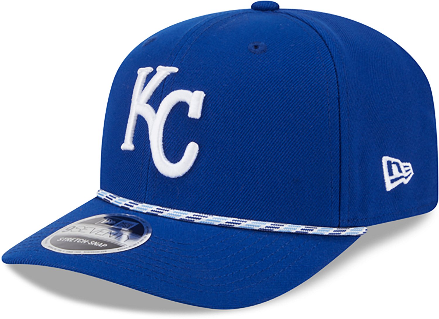 New Era Kansas City Royals Adults' 9SEVENTY Stretch Multi Rope Snap Cap - view number 3