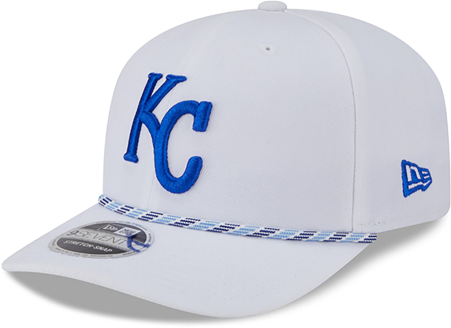 New Era Kansas City Royals Adults' 9SEVENTY Stretch Multi Rope Snap Cap - view number 3