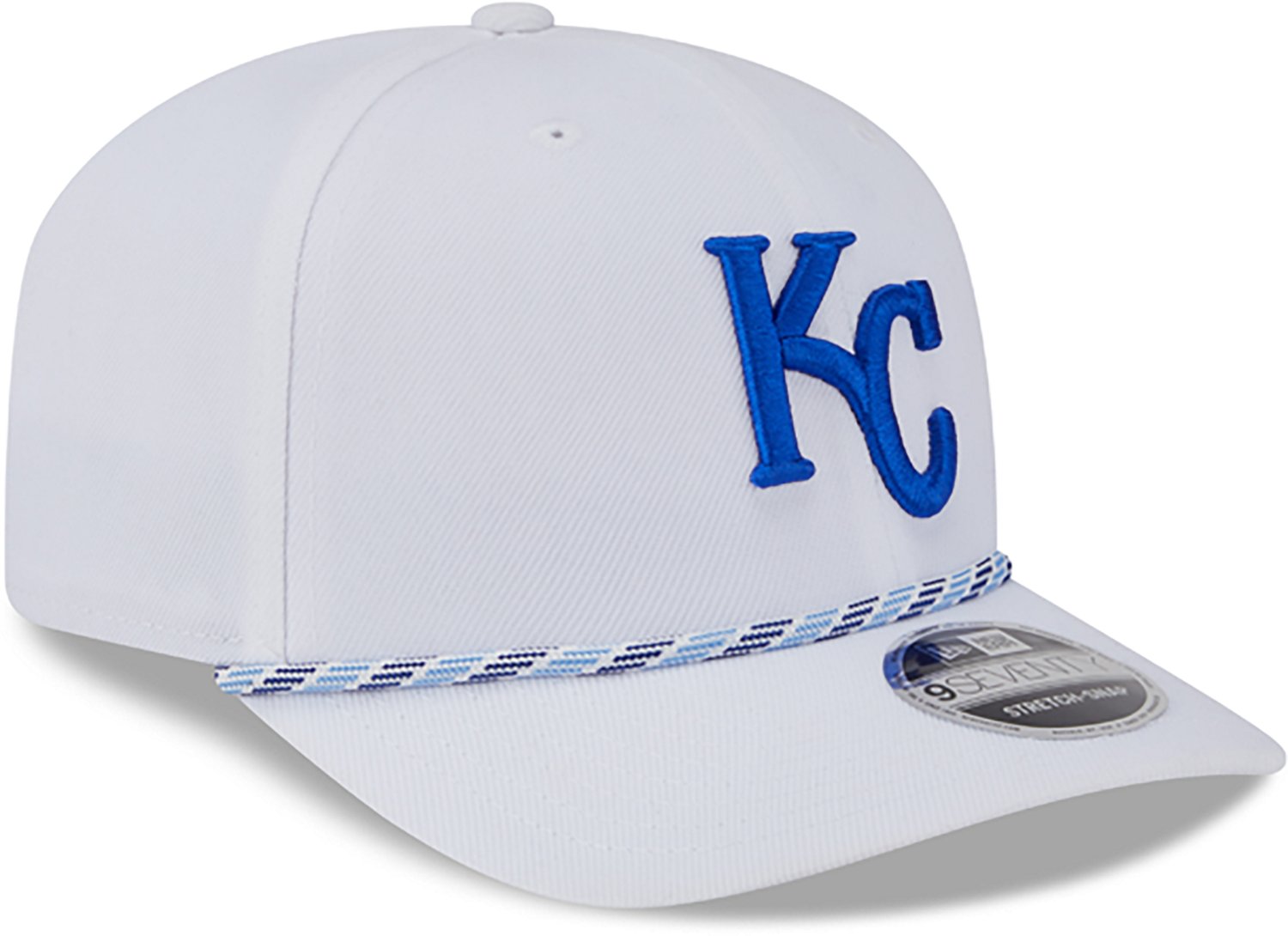 New Era Kansas City Royals Adults' 9SEVENTY Stretch Multi Rope Snap Cap - view number 4