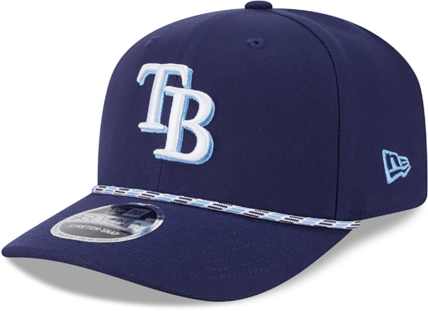 New Era Tampa Bay Rays Adults' 9SEVENTY Stretch Multi Rope Snap Cap - view number 3