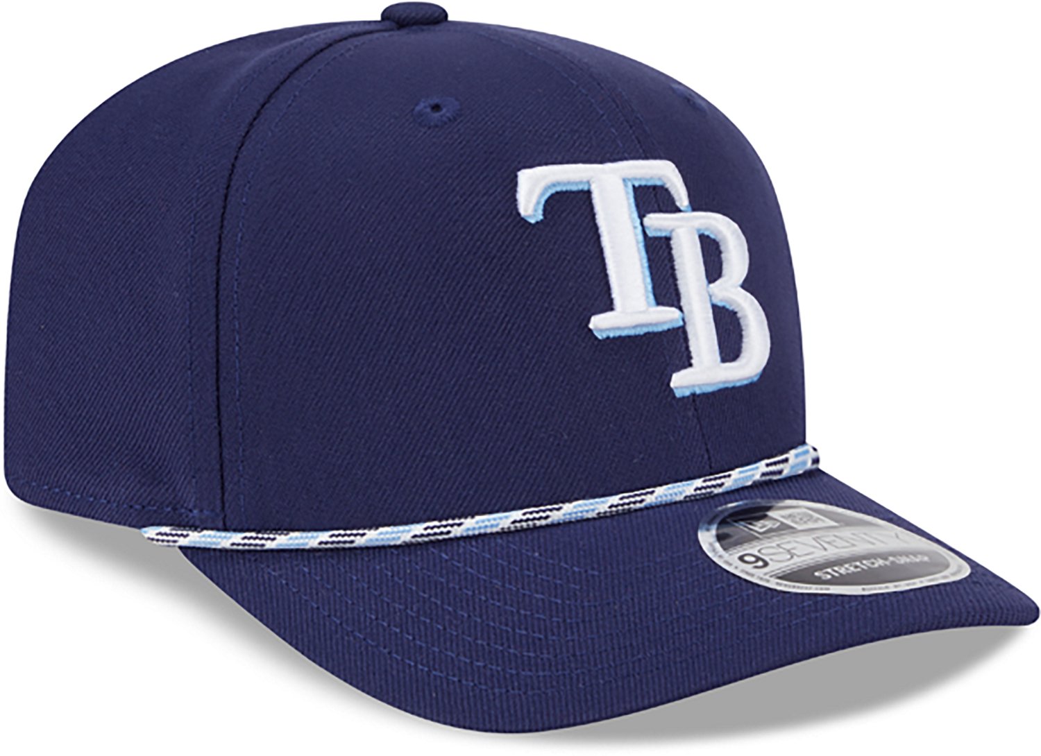 New Era Tampa Bay Rays Adults' 9SEVENTY Stretch Multi Rope Snap Cap - view number 4