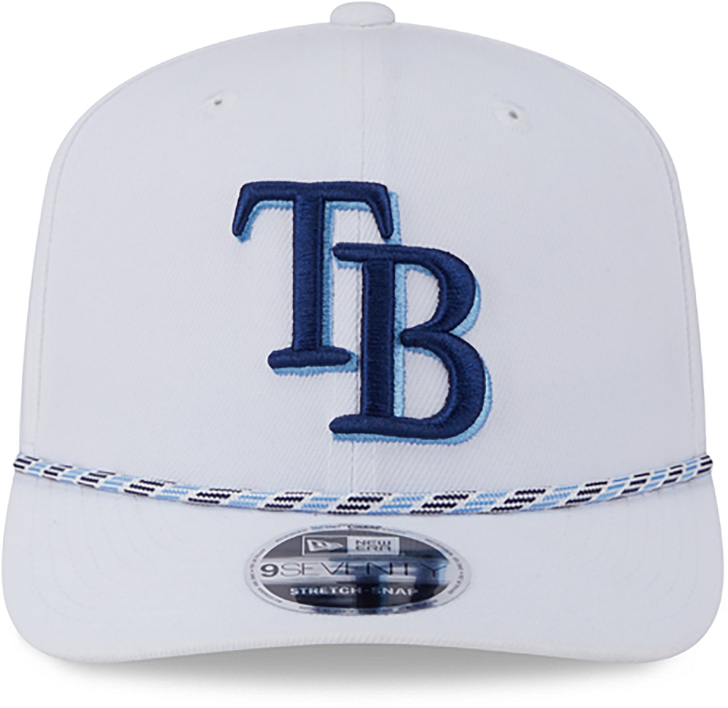 New Era Tampa Bay Rays Adults' 9SEVENTY Stretch Multi Rope Snap Cap