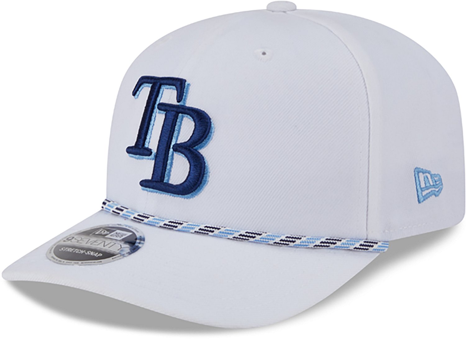 New Era Tampa Bay Rays Adults' 9SEVENTY Stretch Multi Rope Snap Cap - view number 4