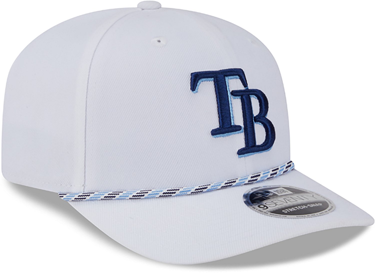 New Era Tampa Bay Rays Adults' 9SEVENTY Stretch Multi Rope Snap Cap - view number 5
