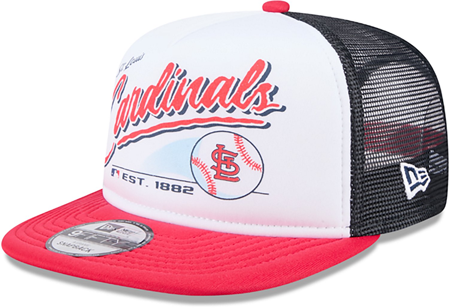 New Era Men's St. Louis Cardinals A-Frame Retro Script 9FIFTY Cap - view number 3