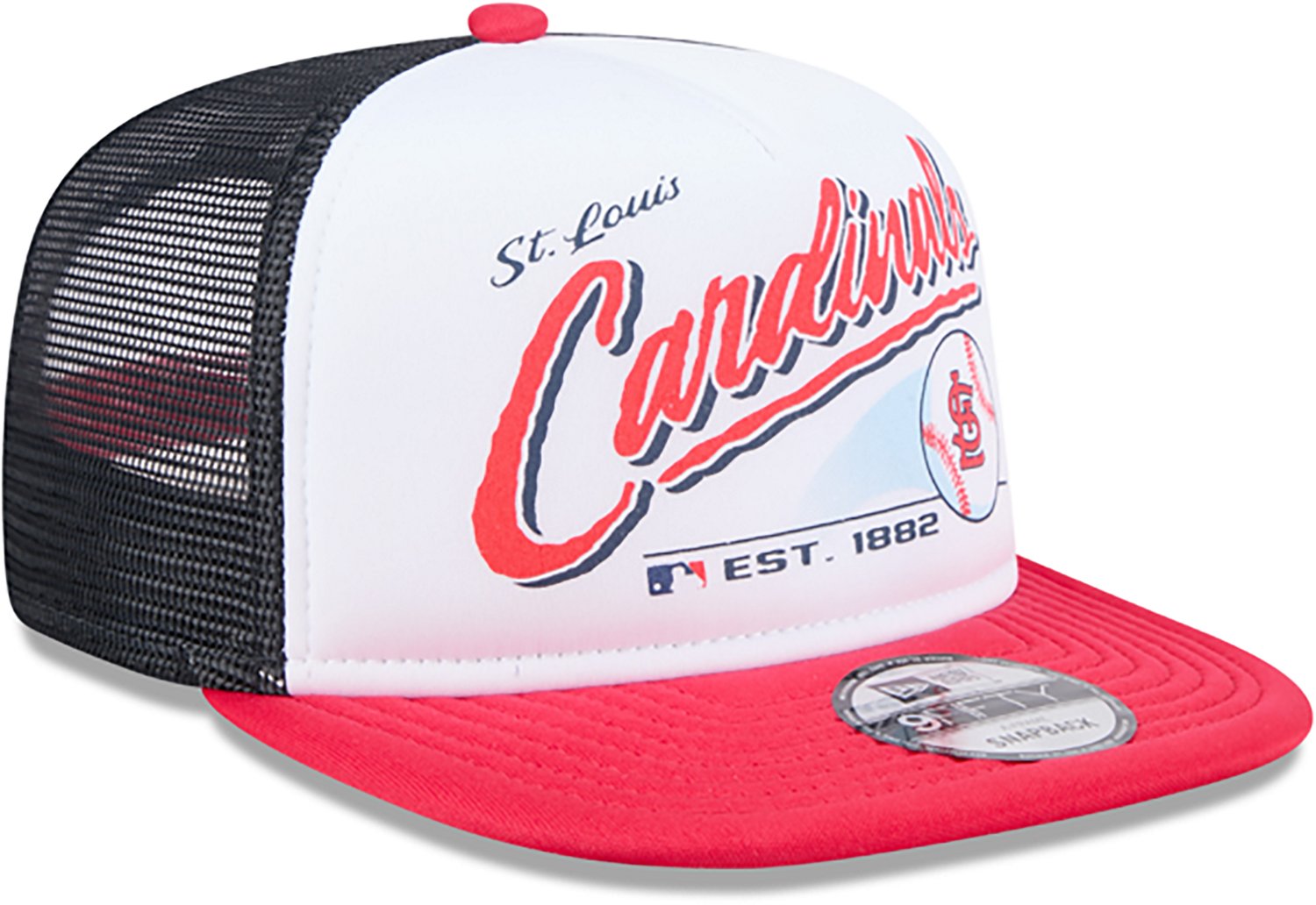 New Era Men's St. Louis Cardinals A-Frame Retro Script 9FIFTY Cap - view number 4