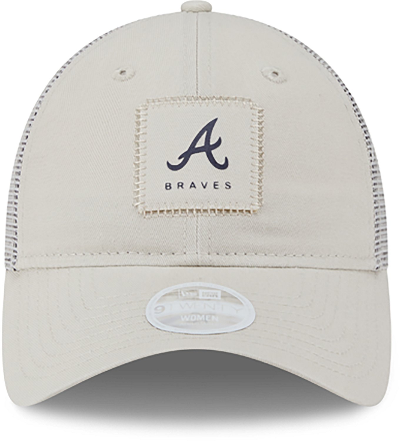 New Era Women's Braves Square Stitch 9TWENTY Cap