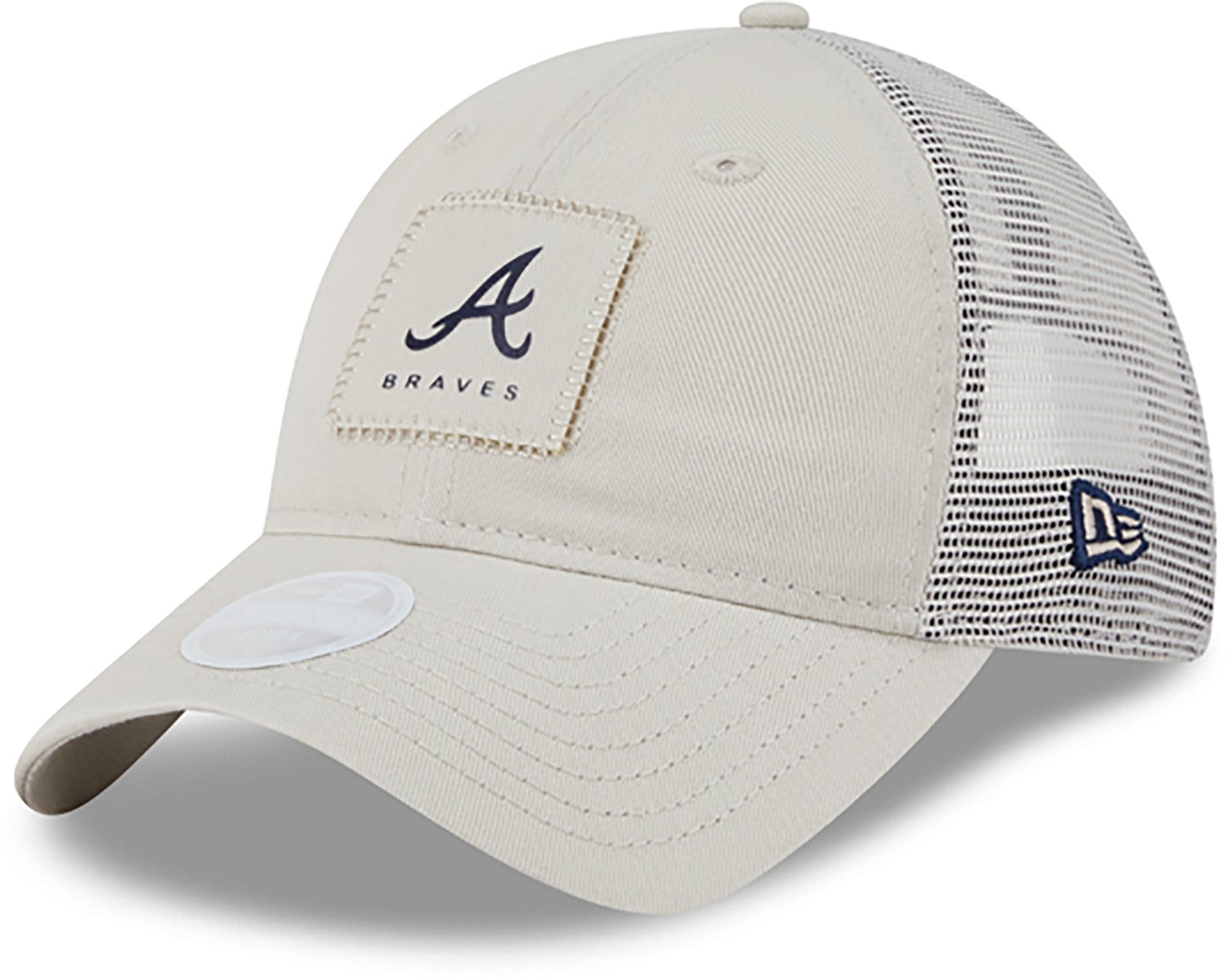 New Era Women's Braves Square Stitch 9TWENTY Cap - view number 3