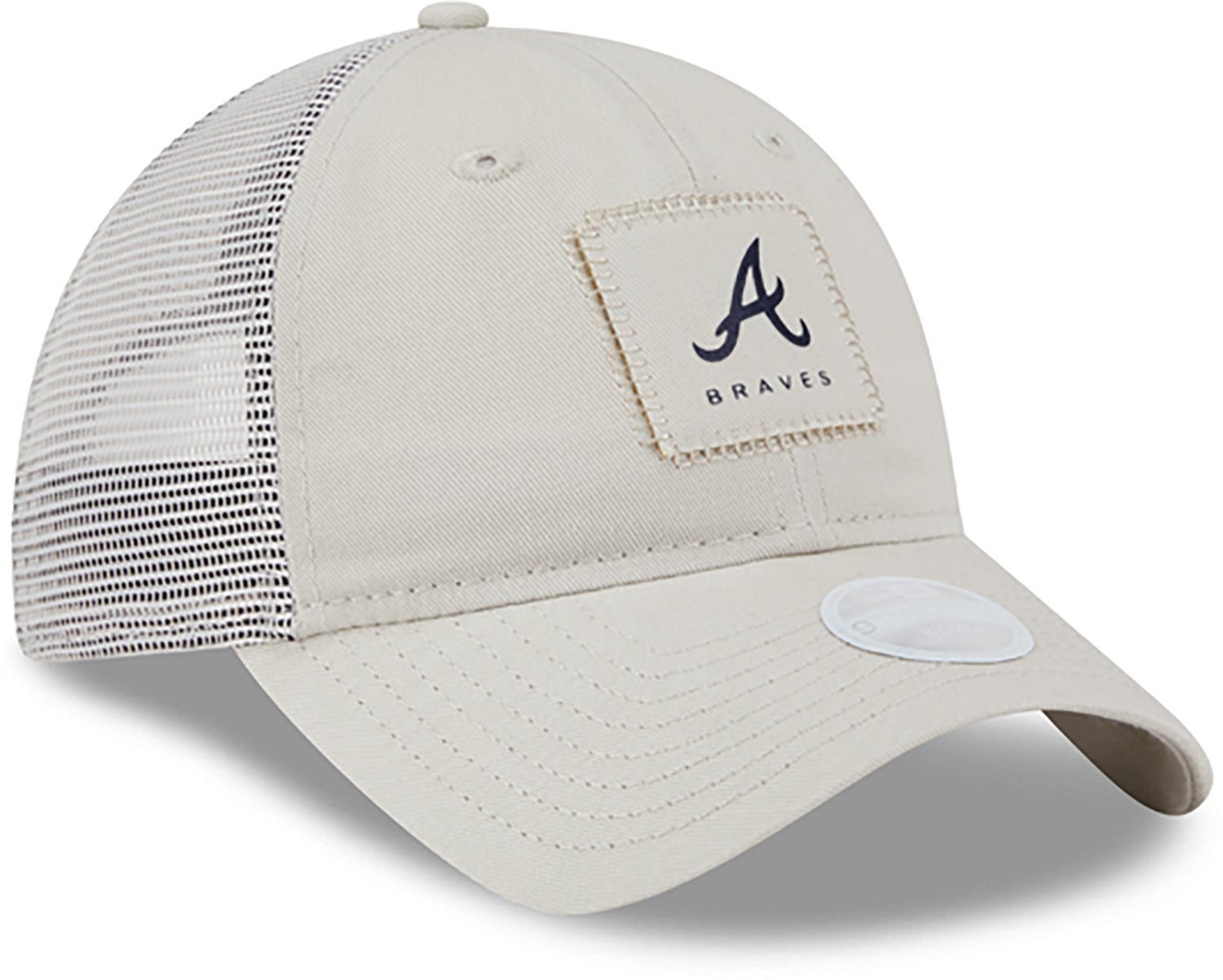 New Era Women's Braves Square Stitch 9TWENTY Cap - view number 4
