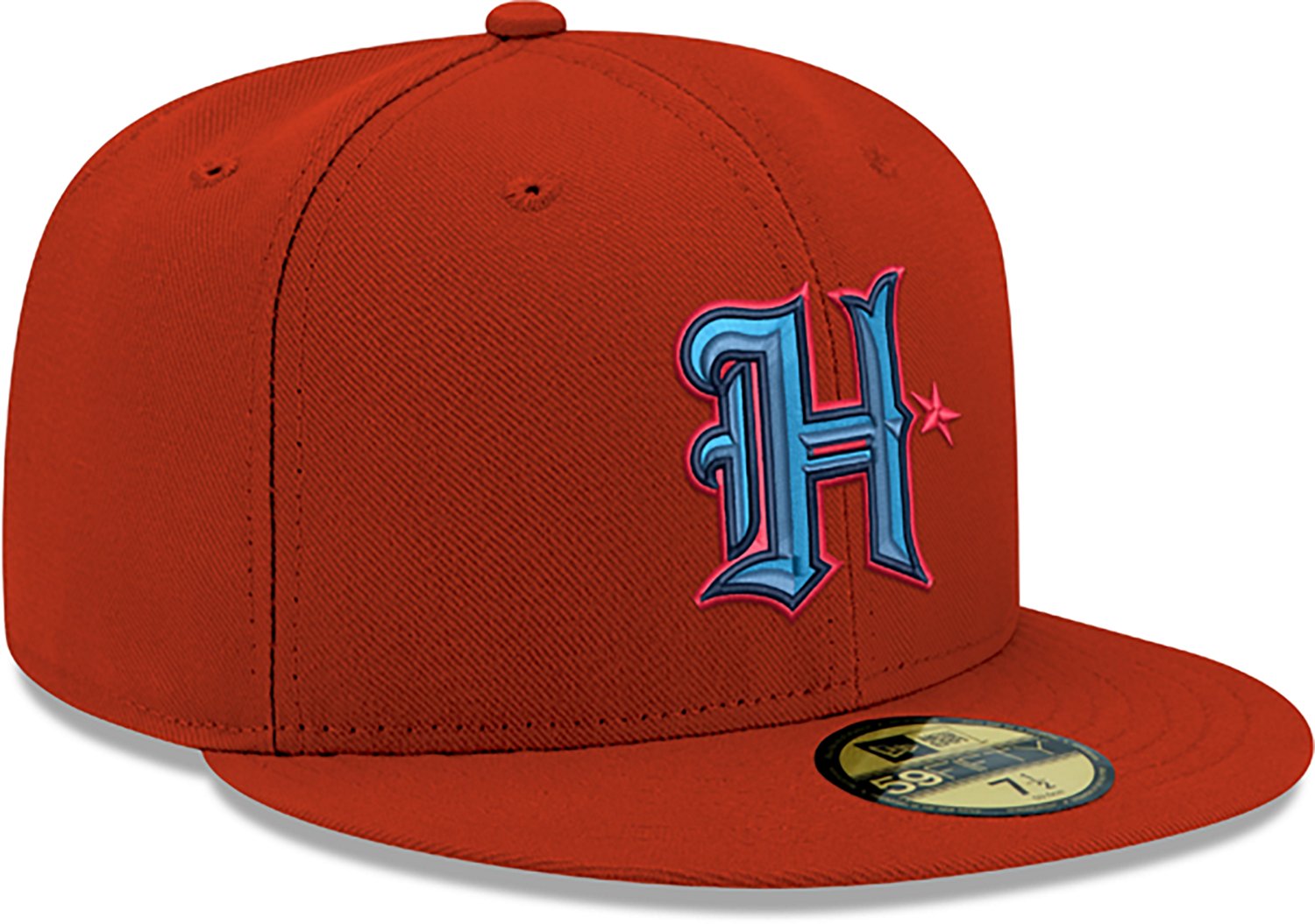New Era Adults' Texans Front Door New H Logo 59FIFTY Cap - view number 4
