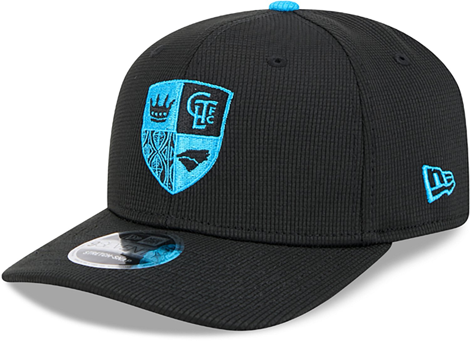 New Era Charlotte FC Adults' Jersey Hook 9SEVENTY Stretch Snap Cap  - view number 3
