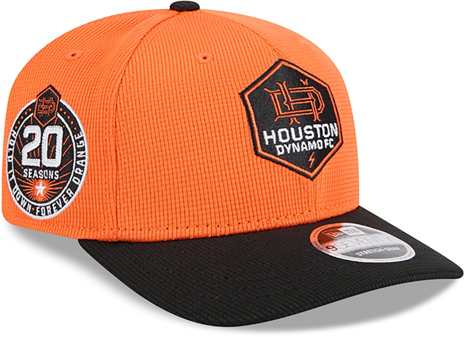 New Era Adults' Houston Dynamo Jersey Hook 9SEVENTY Stretch Snapback Cap - view number 4