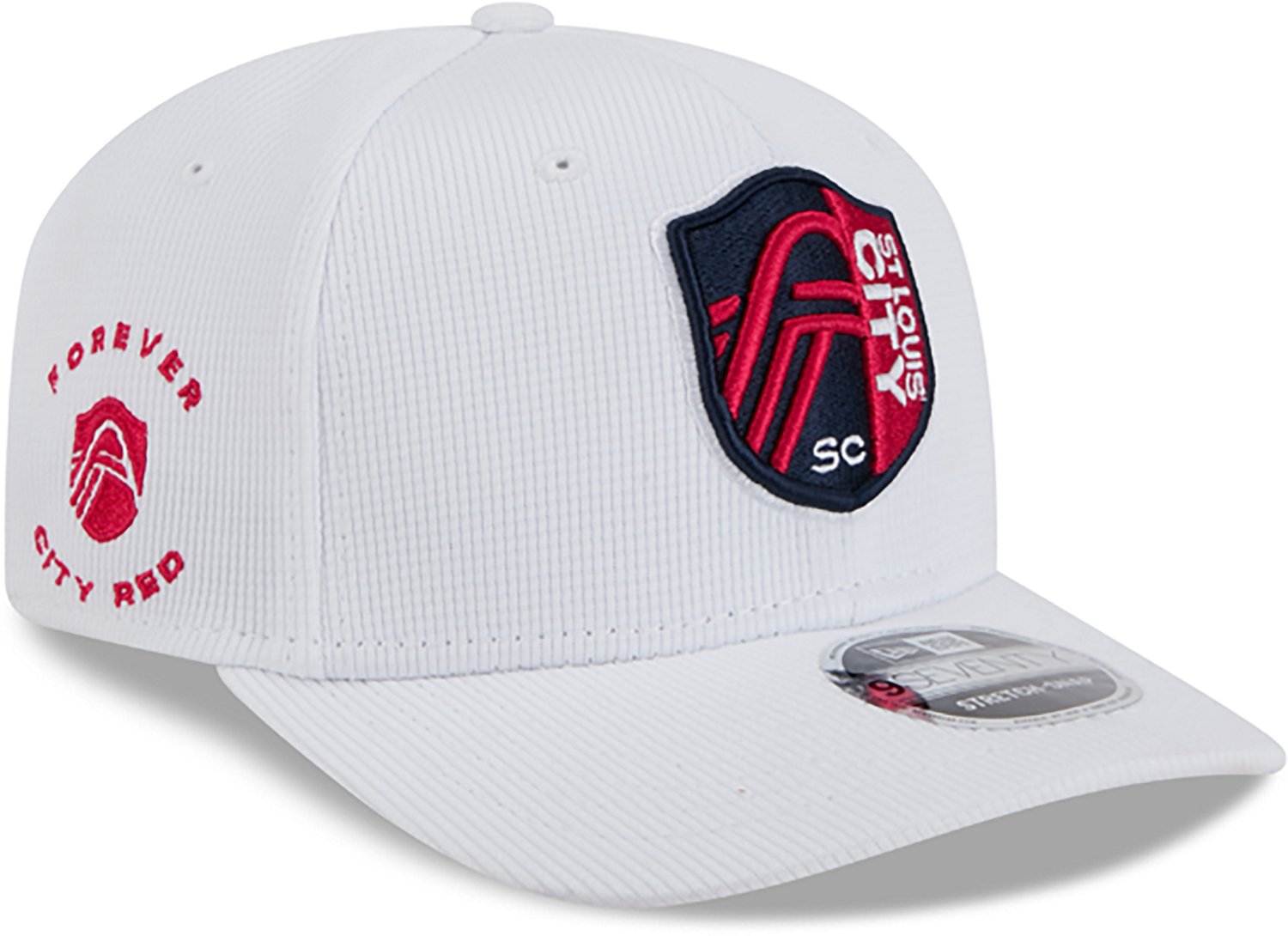 New Era Adults' St. Louis City SC Jersey Hook 9SEVENTY Stretch Snapback Cap - view number 4