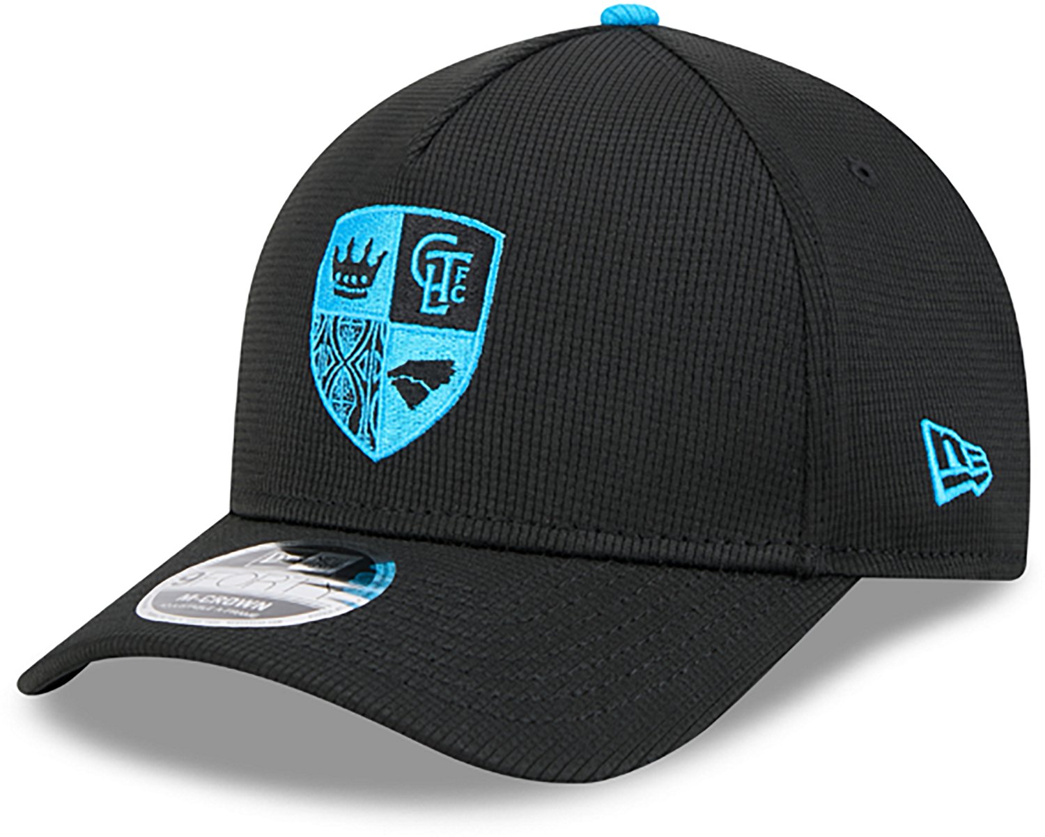 New Era Adults' Charlotte FC Jersey Hook 9FORTY M-Crown A-Frame Snapback Cap                                                     - view number 3