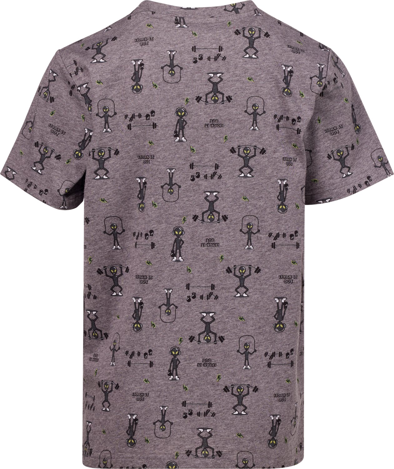 BCG Boys' 4-7 Lifestyle Work Out Alien Allover Print T-shirt - view number 4