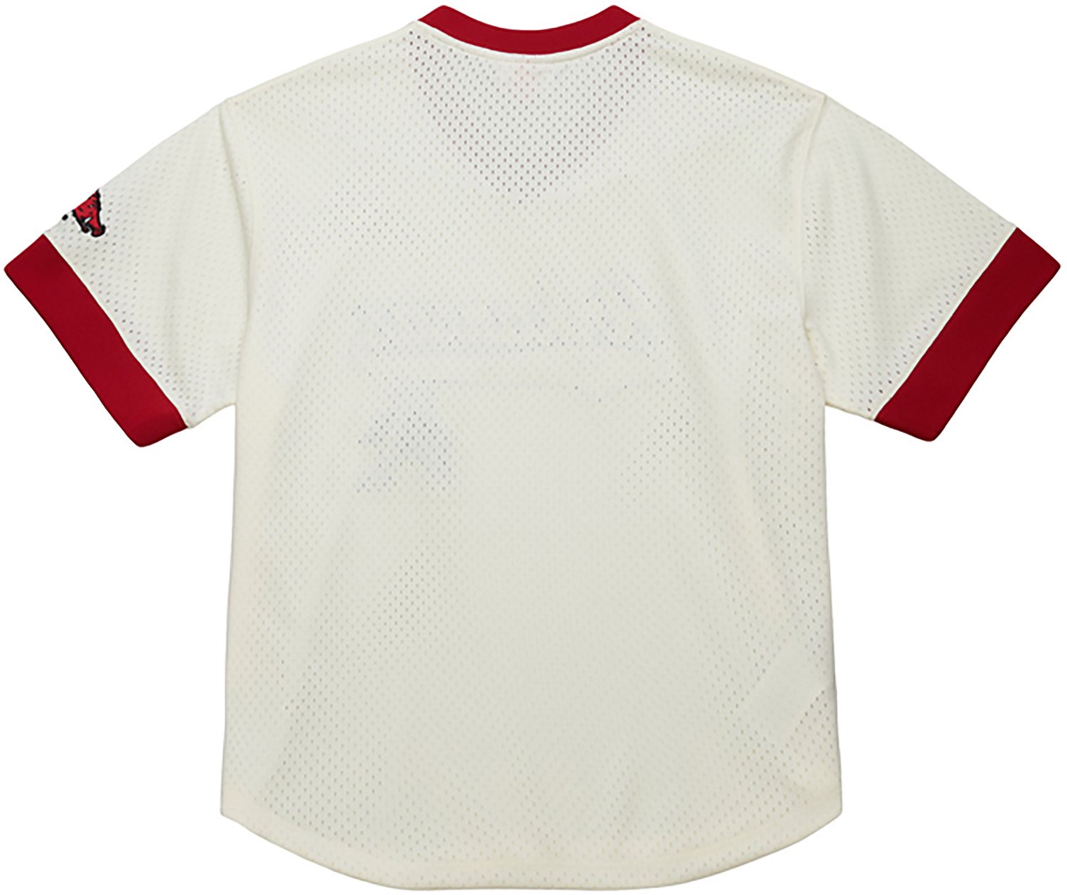Mitchell & Ness Men's Arkansas Extra Inning Vintage Logo Baseball Jersey - view number 3